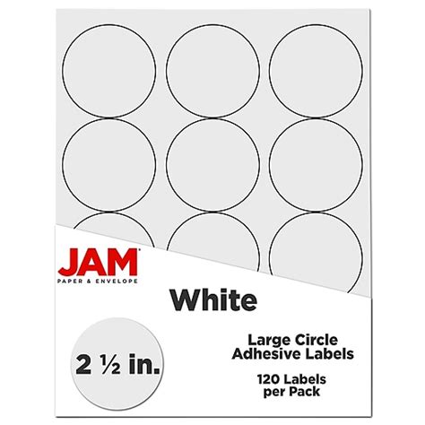 staples round label stickers