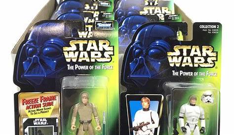 A lot of six Star Wars action figures in original packaging Kenner