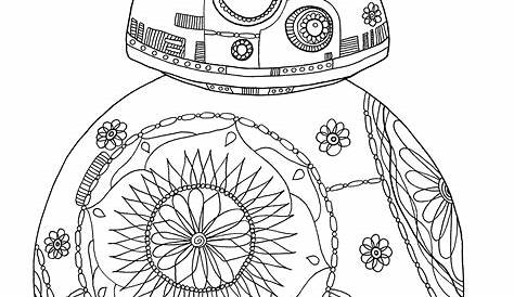 12+ Free Printable Star Wars Coloring Pages For Adults