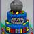 star wars lego birthday cake ideas