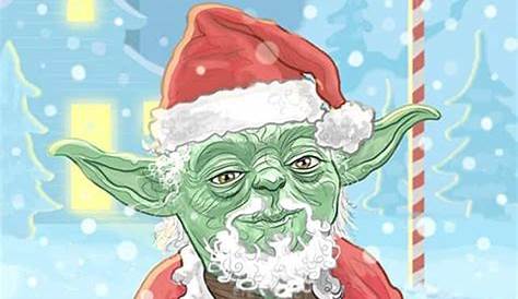 Star Wars Christmas Card Printable // Yoda by RememberNovemberShop