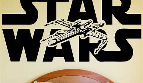 P002 2016 popular Star Wars Removable Vinyl Wall Decal Sticker For Kids
