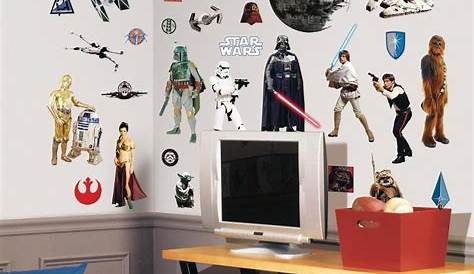 46 Awesome Bedroom Wall Decals Design Ideas in 2020 | Star wars bedroom