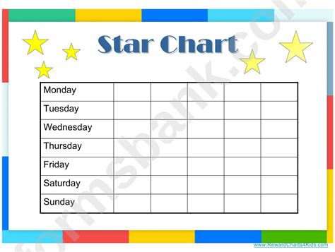 Star Chart Printable Free