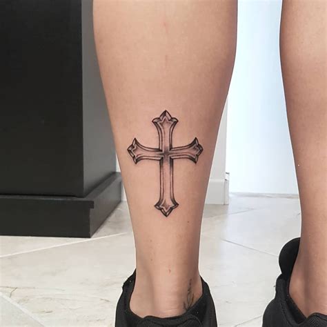 Powerful Star Cross Tattoo Designs References