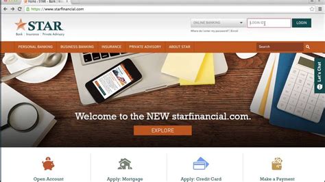 star financial online banking sign in