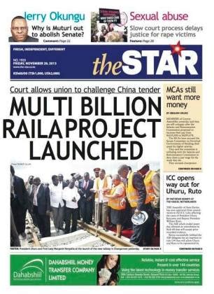 star newspaper kenya politics