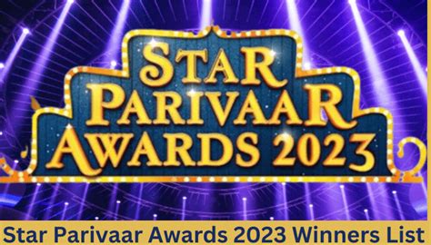 star parivar awards history