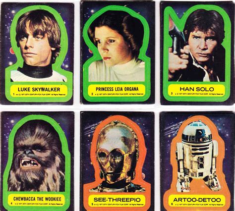 star wars collectible cards