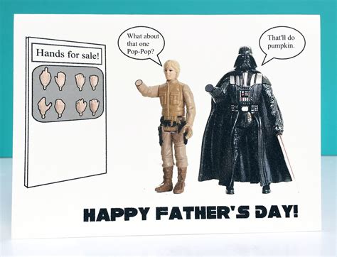 star wars father's day card