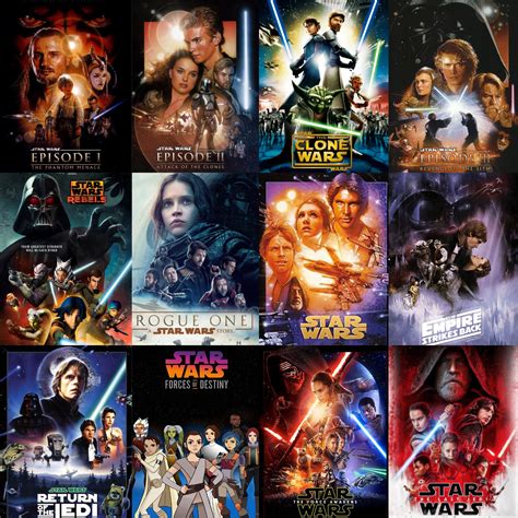 star wars films and series