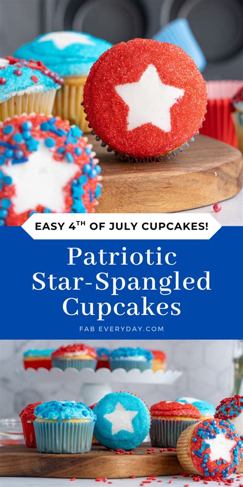 Star-Spangled Cupcake Decorations
