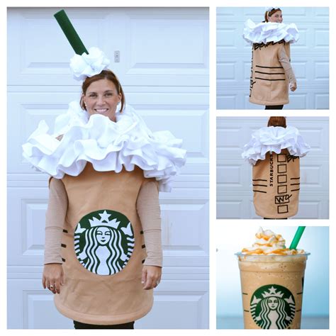 Girls Frappe Starbucks Costume Starbucks costume, Cute baby costumes
