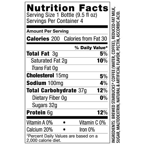 starbucks caramel frappe nutrition facts