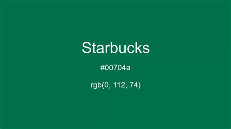 starbucks color code