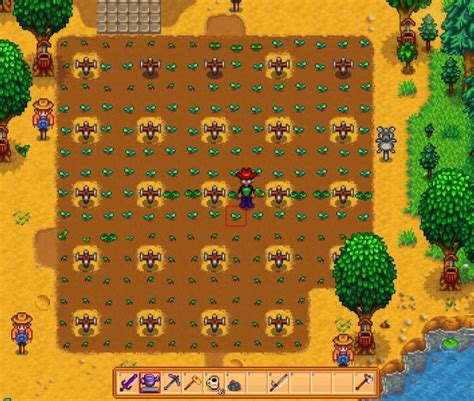 Stardew Sprinkler Layout