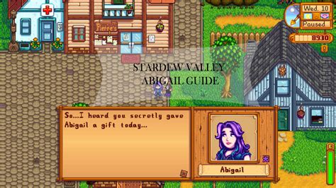 stardew valley abigail free vacation question