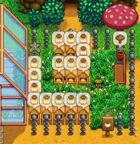 Anyone have a good Bee House placement for flower honey? Stardew