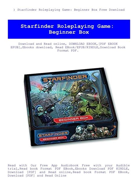 starfinder beginner box pdf free download