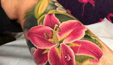 stargazer lily tattoo Lily tattoo, Small lily tattoo