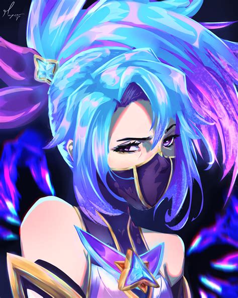 starguardian akali pfp fanart