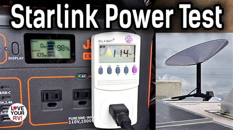 starlink power consumption 12v
