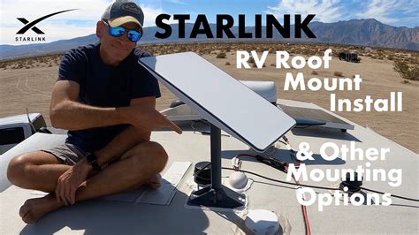 starlink satellite rv roof mount
