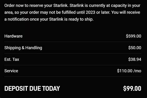 starlink service contract