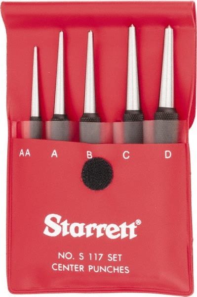 Starrett Center Punch Set