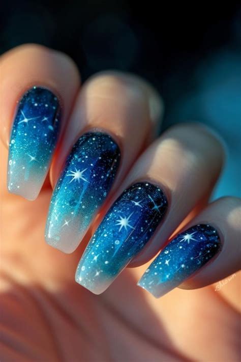 starry nail designs