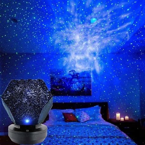 Romantic LED Starry Night Lamp 3D Star Projector Light for Bedroom