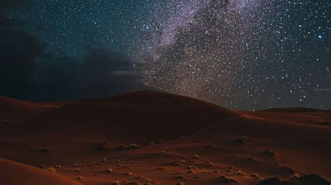 starry sky desert