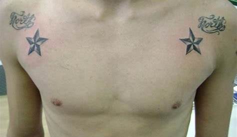 51 Great Stars Tattoos On Chest - Tattoo Designs – TattoosBag.com