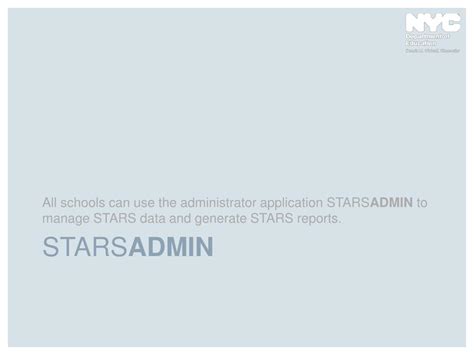 stars admin log in