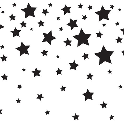 stars black and white