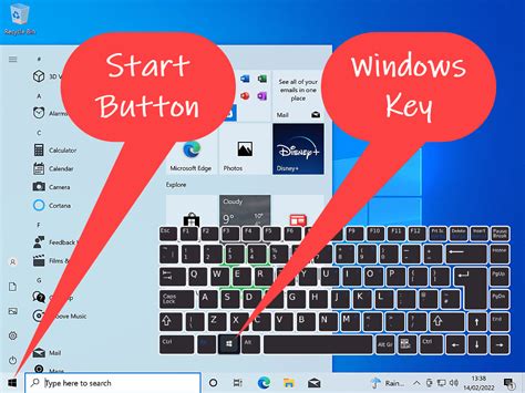 Start Button In Windows 10
