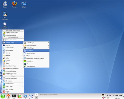 start kde from command line