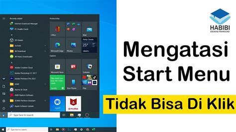 start tidak bisa dibuka