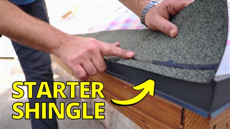 Starter Strip Roofing Install