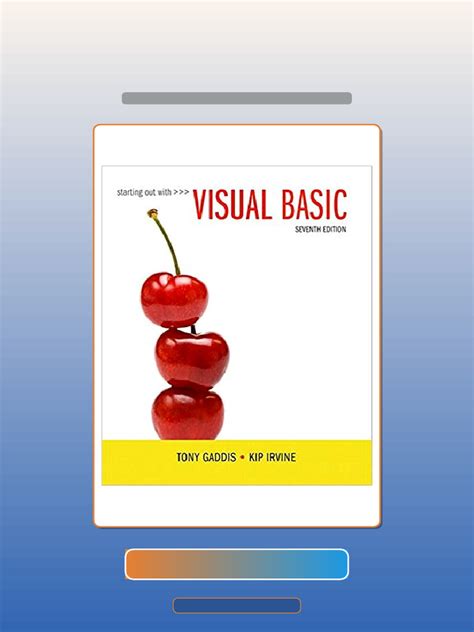 Jumpstart Your Programming Skills with Visual Basic 7th Edition eBook: A Comprehensive Guide for Beginners