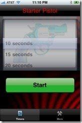 Starting Pistol App