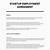 startup employment contract template