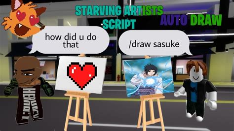 starving artist roblox script