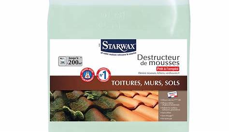 Destructeurs de mousses Starwax, produits d’entretien maison