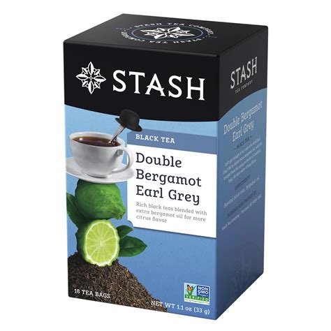 stash tea double bergamot earl grey
