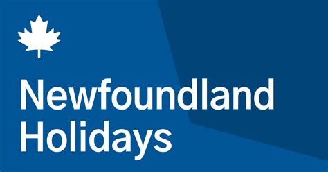 stat holidays in newfoundland