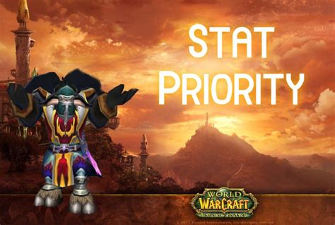 stat priority fury warrior wotlk