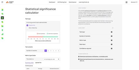 stat sig calculator applications