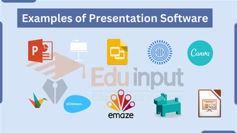 state 5 examples of presentation software