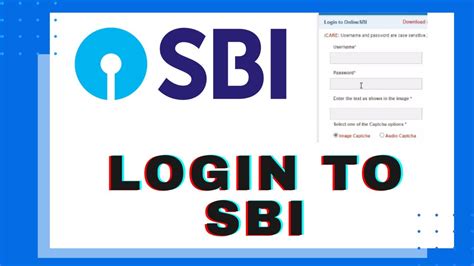 state bank of india account login